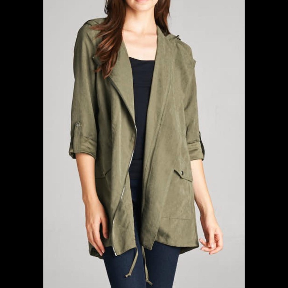 NWOT Army Green Parka